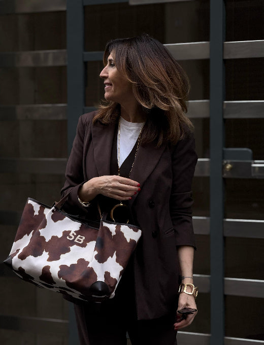 MAXI BAG STAMPA MUCCA