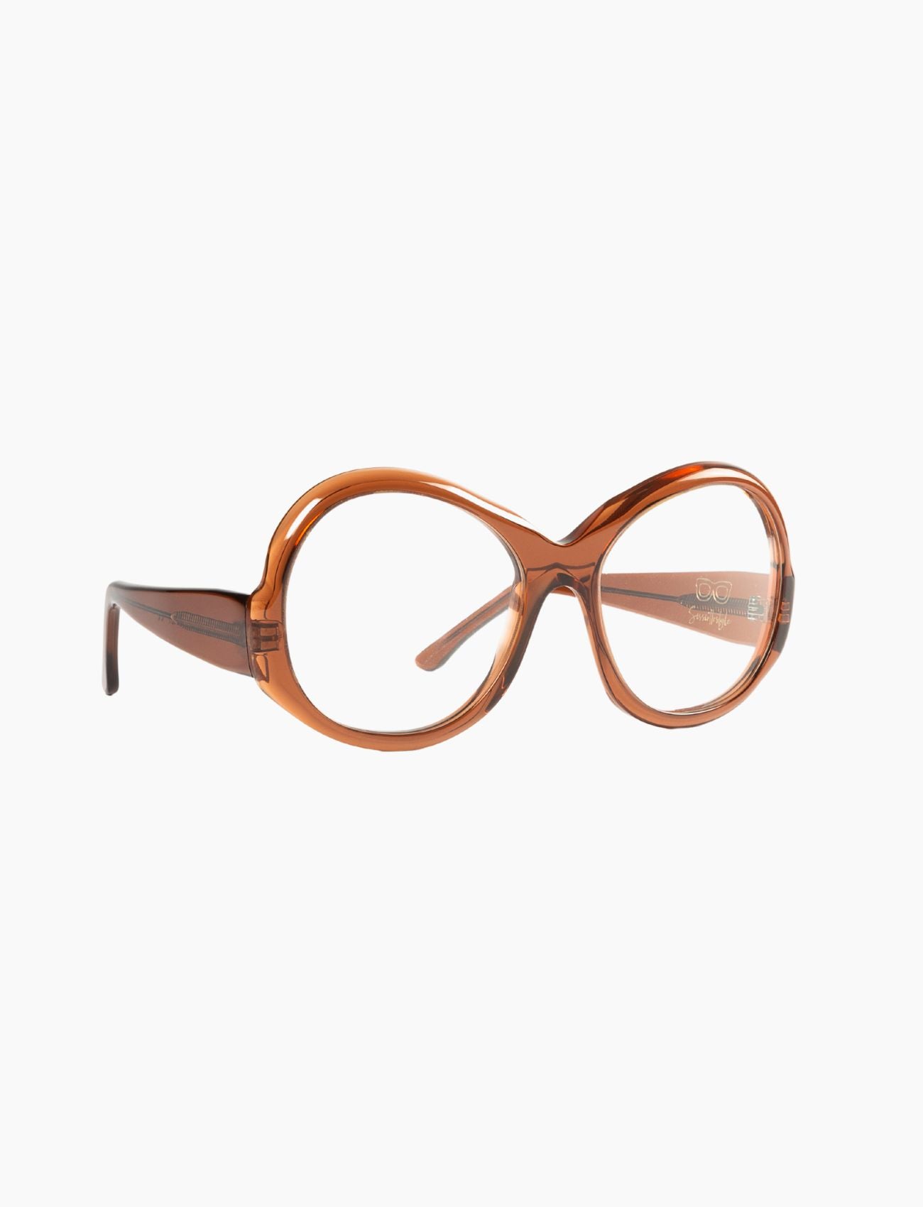 Jackie’O Occhiale Marrone Trasparente - Design sissiottostyle