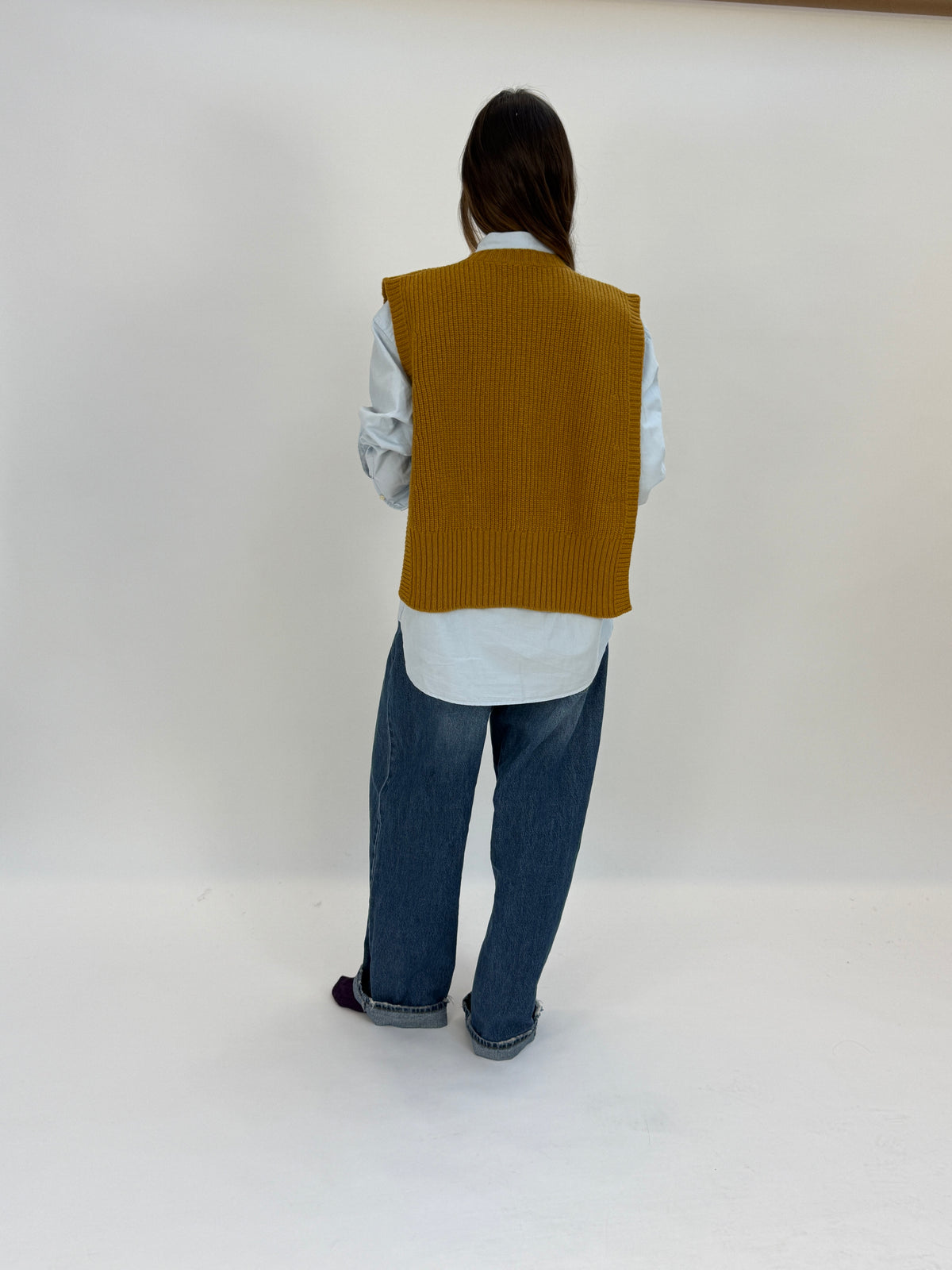 DAV01G Gilet girocollo - 41 ORO