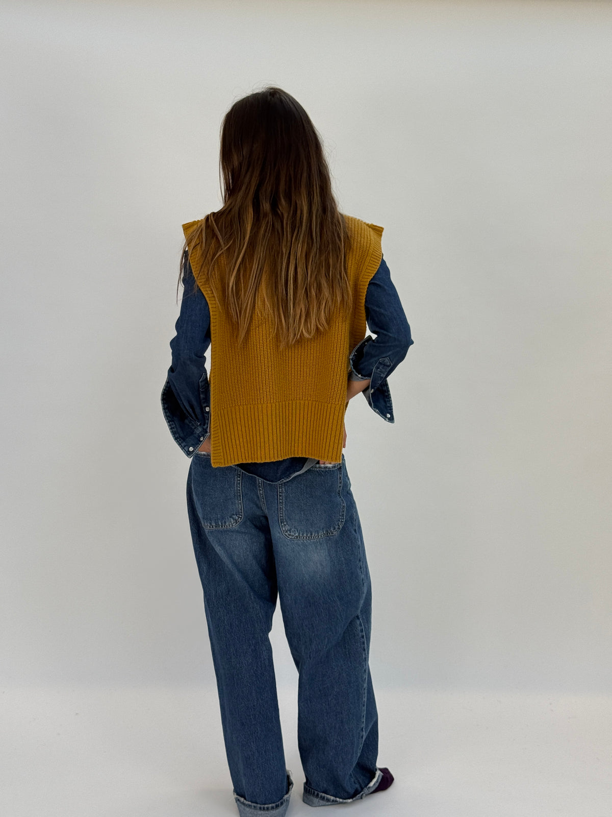 DAV01 Gilet collo alto - 41 ORO