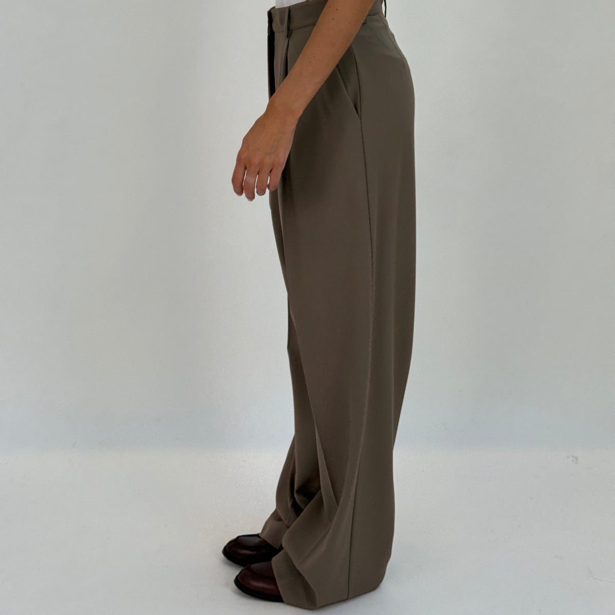 PS02 PANTALONE PINCES - 25 FANGO #Colore_25 FANGO