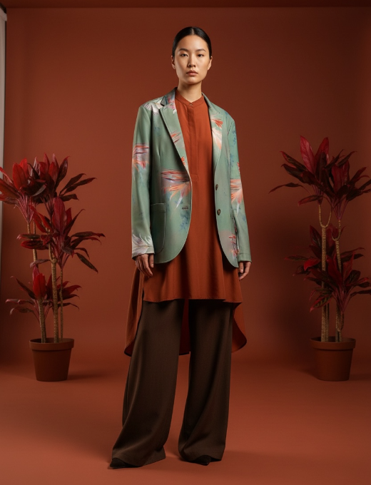 GIACCA ORANGE KIMONO