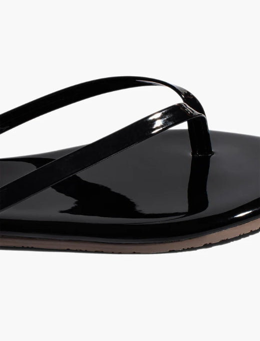 CIABATTINA VERNICE NERA