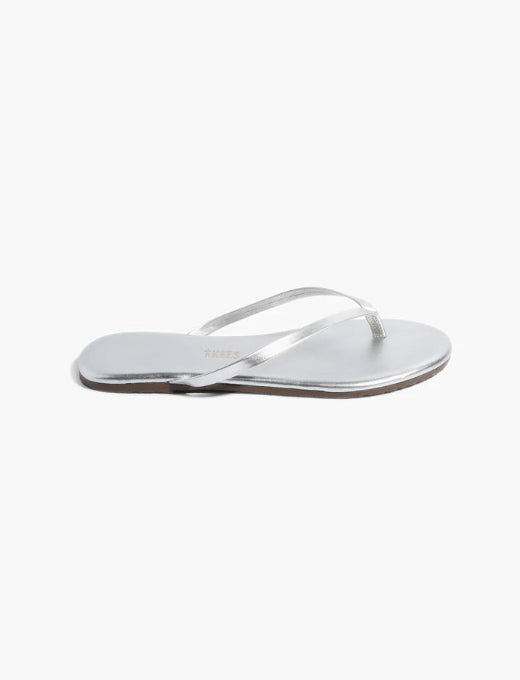 CIABATTINA ARGENTO METALLIZZATO